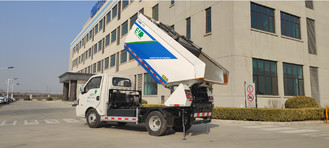 後部負荷7.5m3廃物の小型トラックの屑の取り外し