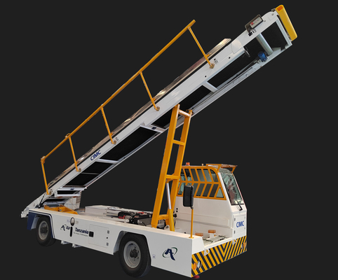 負荷を離れておよび荷を積む有効な自走式のコンベヤー ベルトの積込み機